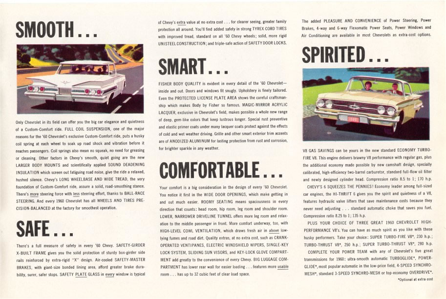1960 Chevrolet Full-Line Brochure Page 7